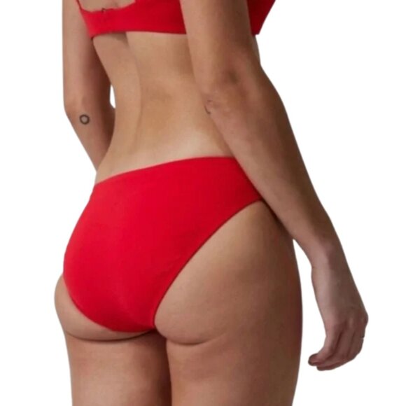NWOT Athleta Clean Medium Swim Bottom Radiant Red - Medium - EXCELLENT CONDITION - Picture 2 of 5